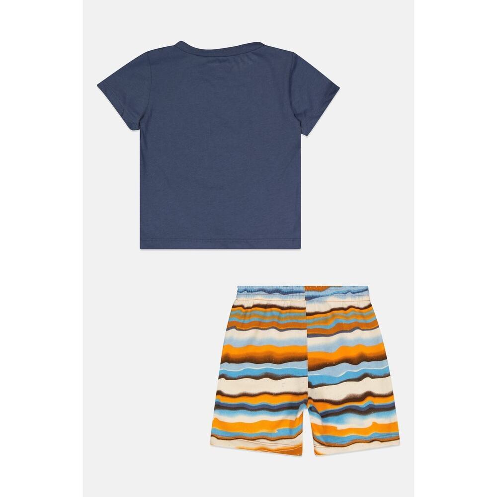 Nike Boy 2 Pieces Short Sleeve T-Shirt And Shorts, Multicolor 12M - Picture 2 of 4